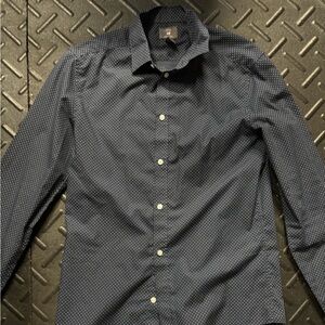 H&M Navy Polka Dot Shirt